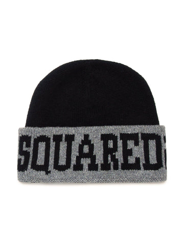 Dsquared Kids Cappello beanie bicolore