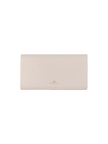 Elisabetta Franchi Clutch con logo in rilievo