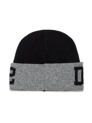 Dsquared Kids Cappello beanie bicolore