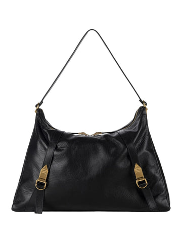 Elisabetta Franchi Borsa hobo grande con fibbie