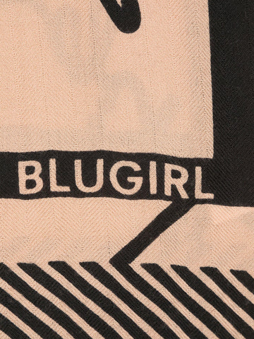 Blugirl Foulard in lana con logo