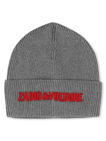 Zadig & Voltaire Kids Cappello con logo ricamato