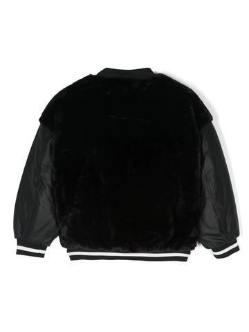 DKNY Kids Bomber con ecopelliccia