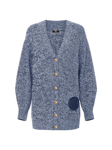 Elisabetta Franchi Cardigan con stemma ricamato