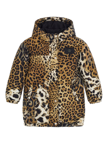 Roberto Cavalli Junior Giubbotto animalier