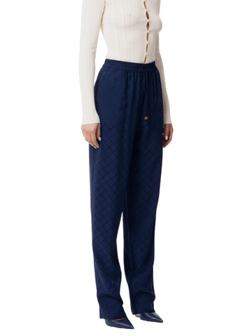 Elisabetta Franchi Pantalone jogger con losanghe allover