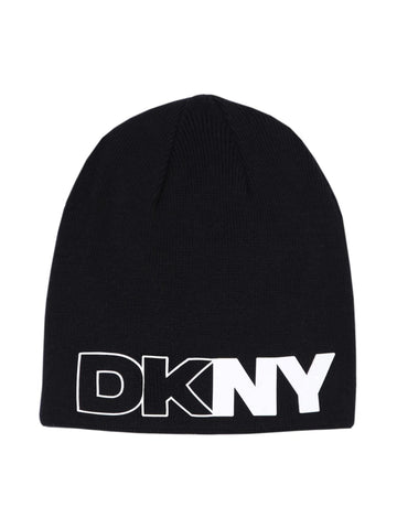 DKNY Kids Cappello beanie con logo