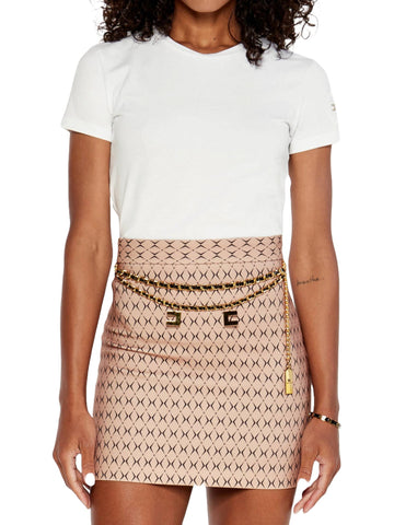 Elisabetta Franchi T-shirt con logo ricamato