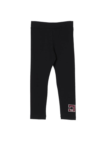 Elisabetta Franchi La Mia Bambina Leggings con logo ricamato