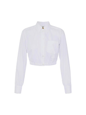 Elisabetta Franchi Camicia crop con taschino