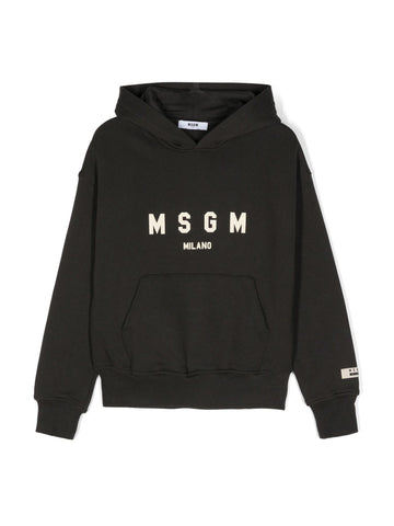 MSGM Felpa basic con logo