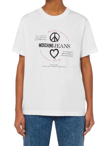 Moschino Jeans T-shirt con stampa