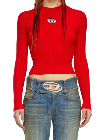 Diesel Maglia crop a costine M-Valari