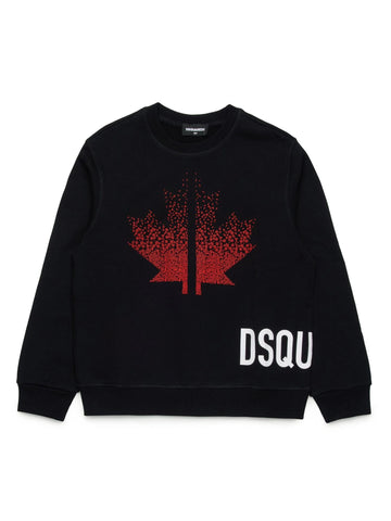 Dsquared Kids Felpa con stampa logo