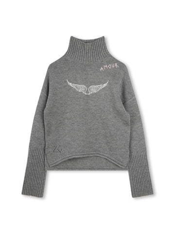 Zadig & Voltaire Kids Maglione a dolcevita