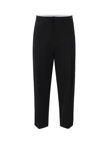 Elisabetta Franchi Pantalone crop con pinces