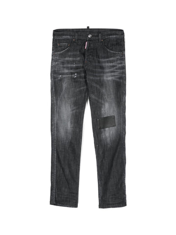 Dsquared Kids Jeans con toppa