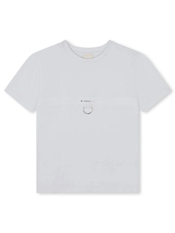 Givenchy Kids T-shirt con logo e fibbia