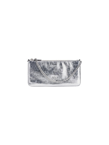 Pinko Pochette in pelle laminata