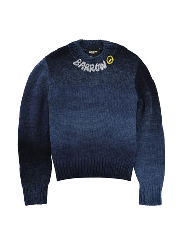 Barrow Kids Maglione effetto denim