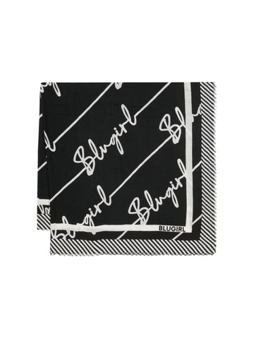 Blugirl Foulard in lana con logo