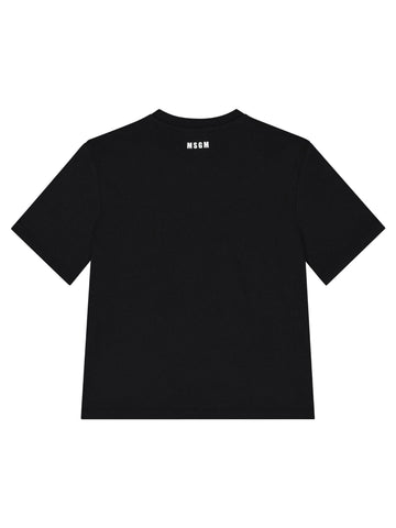 MSGM Kids T-shirt con signature logo