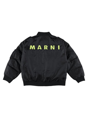 Marni Kids Bomber in raso