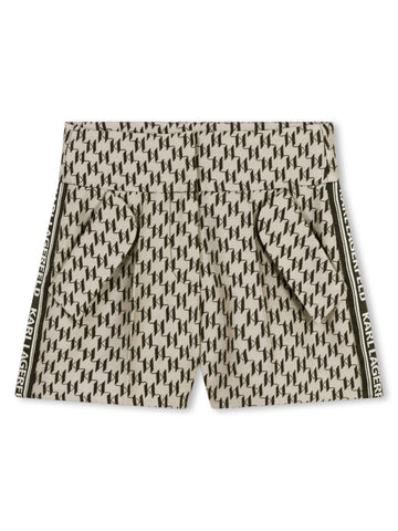 Karl Lagerfeld Kids Shorts con logo allover