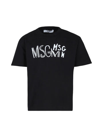 MSGM Kids T-shirt con logo