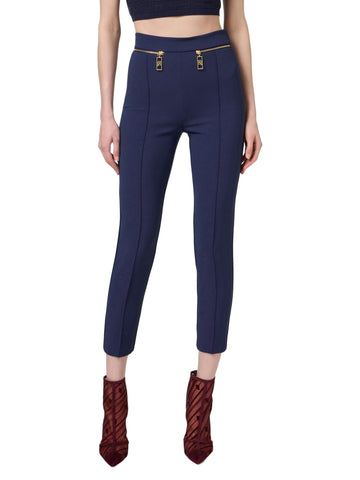 Elisabetta Franchi Pantalone dritto con zip