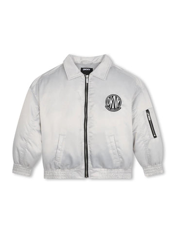 DKNY Kids Bomber con patch logo