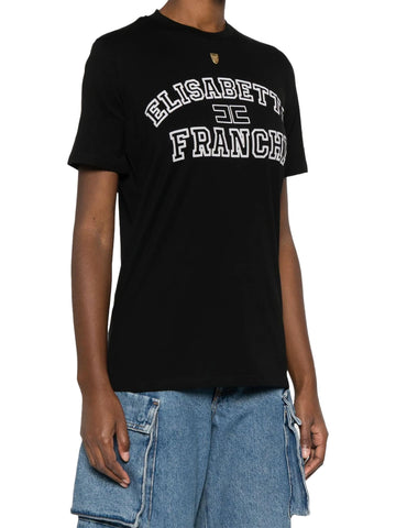 Elisabetta Franchi T-shirt con logo college