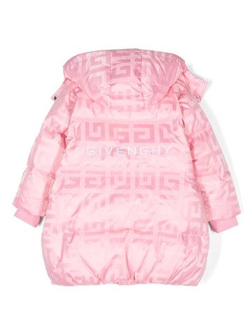 Givenchy Kids Piumino con logo allover