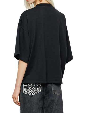 Akep T-shirt oversize con ricamo