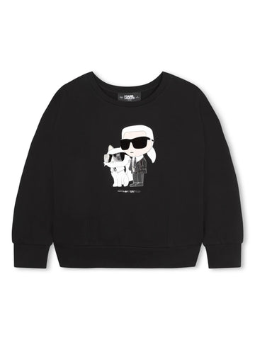 Karl Lagerfeld Kids Felpa con logo