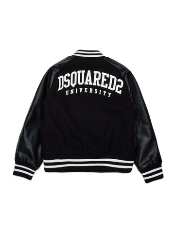 Dsquared Kids Bomber con logo