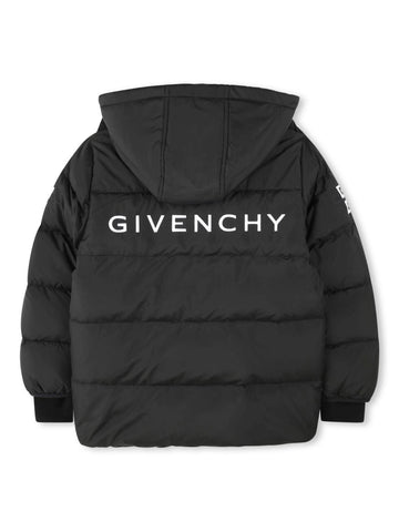 Givenchy Kids Piumino con logo ricamato